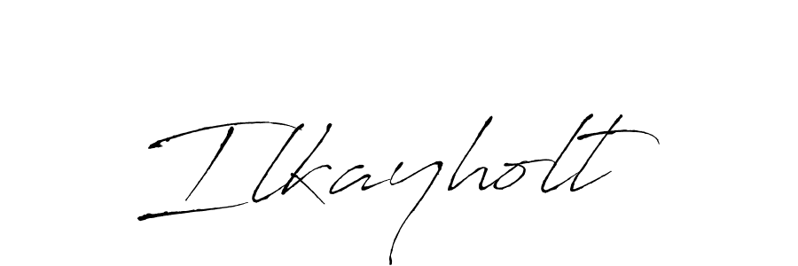 Design your own signature with our free online signature maker. With this signature software, you can create a handwritten (Antro_Vectra) signature for name Ilkayholt. Ilkayholt signature style 6 images and pictures png