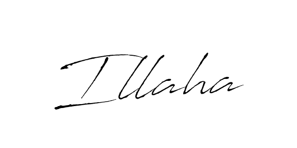 How to make Illaha name signature. Use Antro_Vectra style for creating short signs online. This is the latest handwritten sign. Illaha signature style 6 images and pictures png