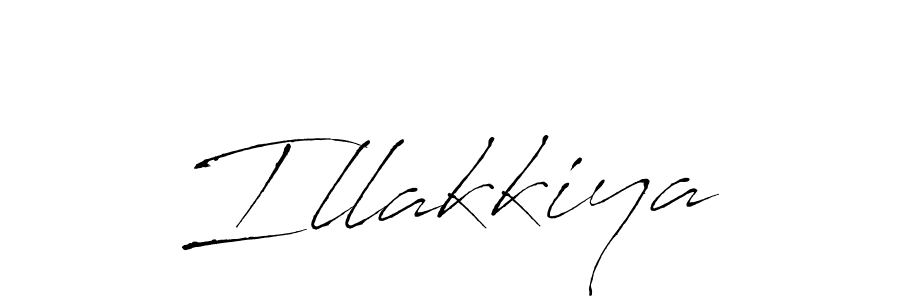 You should practise on your own different ways (Antro_Vectra) to write your name (Illakkiya) in signature. don't let someone else do it for you. Illakkiya signature style 6 images and pictures png