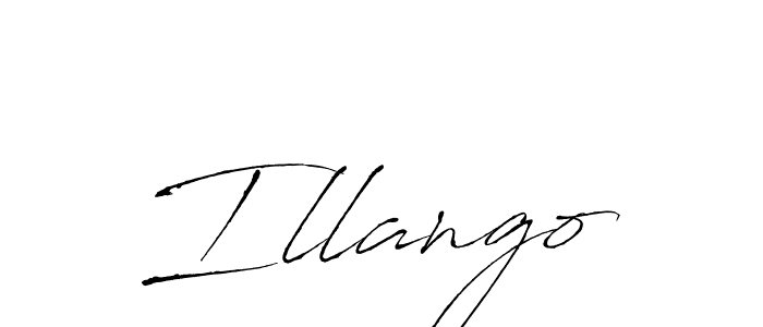 Also we have Illango name is the best signature style. Create professional handwritten signature collection using Antro_Vectra autograph style. Illango signature style 6 images and pictures png