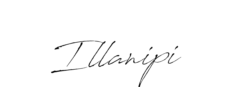 How to make Illanipi name signature. Use Antro_Vectra style for creating short signs online. This is the latest handwritten sign. Illanipi signature style 6 images and pictures png