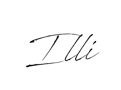 Similarly Antro_Vectra is the best handwritten signature design. Signature creator online .You can use it as an online autograph creator for name Illi. Illi signature style 6 images and pictures png