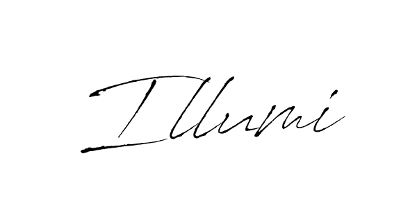 How to make Illumi signature? Antro_Vectra is a professional autograph style. Create handwritten signature for Illumi name. Illumi signature style 6 images and pictures png