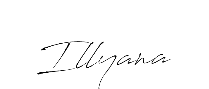 Illyana stylish signature style. Best Handwritten Sign (Antro_Vectra) for my name. Handwritten Signature Collection Ideas for my name Illyana. Illyana signature style 6 images and pictures png