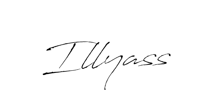 The best way (Antro_Vectra) to make a short signature is to pick only two or three words in your name. The name Illyass include a total of six letters. For converting this name. Illyass signature style 6 images and pictures png
