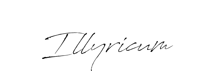 Illyricum stylish signature style. Best Handwritten Sign (Antro_Vectra) for my name. Handwritten Signature Collection Ideas for my name Illyricum. Illyricum signature style 6 images and pictures png