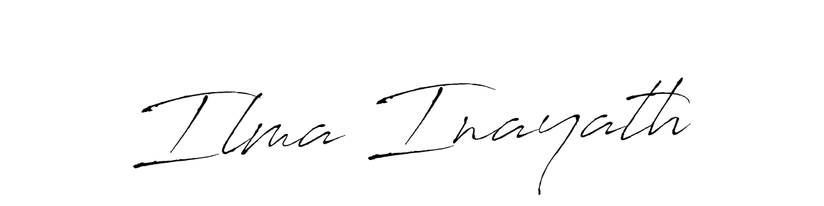 Similarly Antro_Vectra is the best handwritten signature design. Signature creator online .You can use it as an online autograph creator for name Ilma Inayath. Ilma Inayath signature style 6 images and pictures png