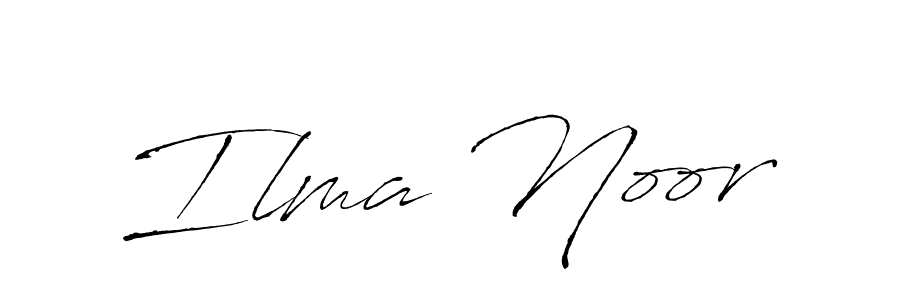 if you are searching for the best signature style for your name Ilma Noor. so please give up your signature search. here we have designed multiple signature styles  using Antro_Vectra. Ilma Noor signature style 6 images and pictures png