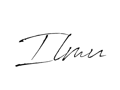 Make a beautiful signature design for name Ilmu. With this signature (Antro_Vectra) style, you can create a handwritten signature for free. Ilmu signature style 6 images and pictures png