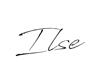 Design your own signature with our free online signature maker. With this signature software, you can create a handwritten (Antro_Vectra) signature for name Ilse. Ilse signature style 6 images and pictures png