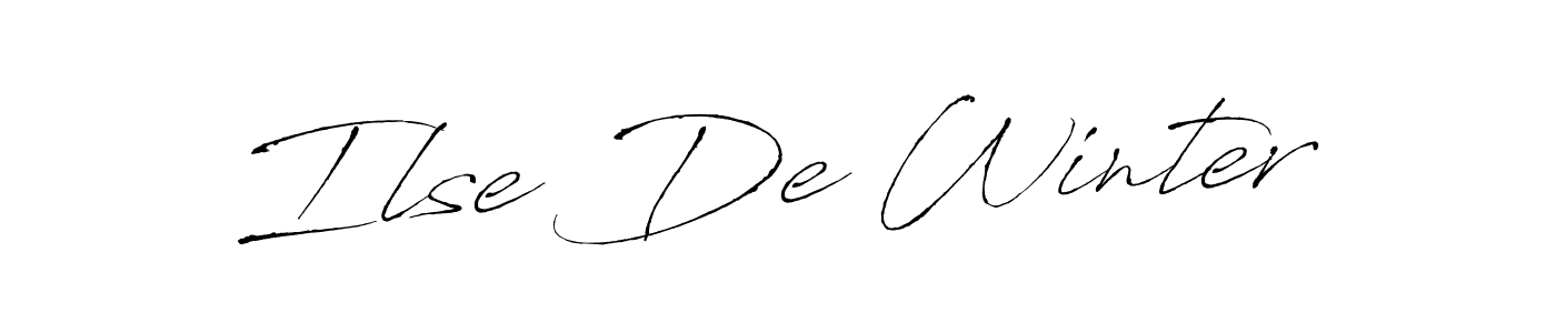 Also You can easily find your signature by using the search form. We will create Ilse De Winter name handwritten signature images for you free of cost using Antro_Vectra sign style. Ilse De Winter signature style 6 images and pictures png