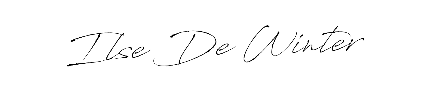 How to make Ilse De Winter signature? Antro_Vectra is a professional autograph style. Create handwritten signature for Ilse De Winter name. Ilse De Winter signature style 6 images and pictures png