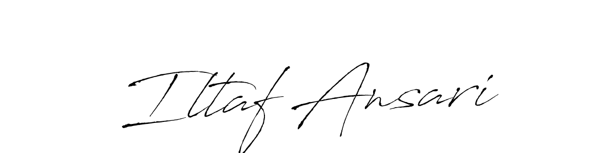 Also You can easily find your signature by using the search form. We will create Iltaf Ansari name handwritten signature images for you free of cost using Antro_Vectra sign style. Iltaf Ansari signature style 6 images and pictures png