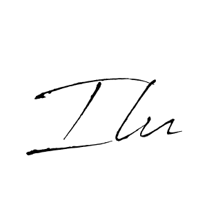 Also we have Ilu name is the best signature style. Create professional handwritten signature collection using Antro_Vectra autograph style. Ilu signature style 6 images and pictures png