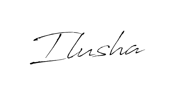 Use a signature maker to create a handwritten signature online. With this signature software, you can design (Antro_Vectra) your own signature for name Ilusha. Ilusha signature style 6 images and pictures png