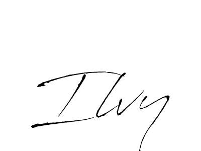 Similarly Antro_Vectra is the best handwritten signature design. Signature creator online .You can use it as an online autograph creator for name Ilvy. Ilvy signature style 6 images and pictures png