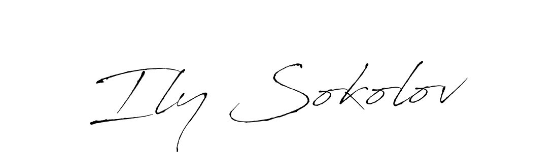 See photos of Ily Sokolov official signature by Spectra . Check more albums & portfolios. Read reviews & check more about Antro_Vectra font. Ily Sokolov signature style 6 images and pictures png