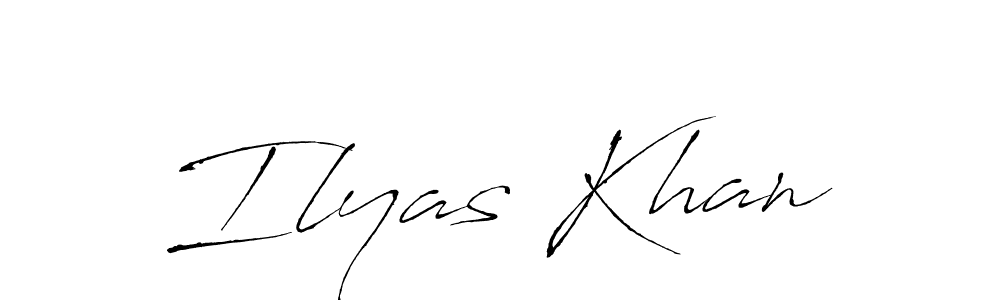 Make a beautiful signature design for name Ilyas Khan. Use this online signature maker to create a handwritten signature for free. Ilyas Khan signature style 6 images and pictures png