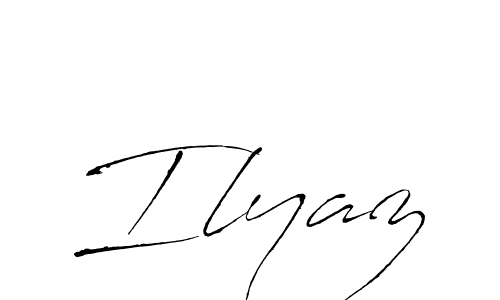 Create a beautiful signature design for name Ilyaz. With this signature (Antro_Vectra) fonts, you can make a handwritten signature for free. Ilyaz signature style 6 images and pictures png