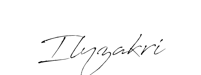Use a signature maker to create a handwritten signature online. With this signature software, you can design (Antro_Vectra) your own signature for name Ilyzakri. Ilyzakri signature style 6 images and pictures png