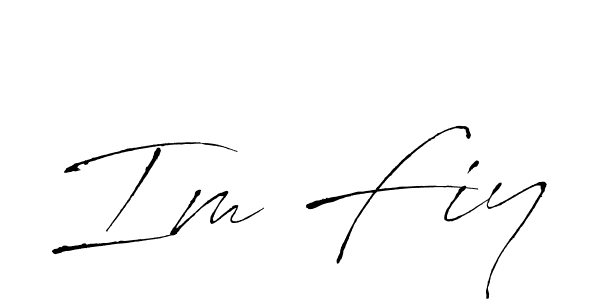 You should practise on your own different ways (Antro_Vectra) to write your name (Im Fiy) in signature. don't let someone else do it for you. Im Fiy signature style 6 images and pictures png
