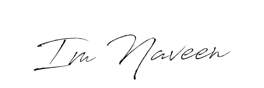 Create a beautiful signature design for name Im Naveen. With this signature (Antro_Vectra) fonts, you can make a handwritten signature for free. Im Naveen signature style 6 images and pictures png