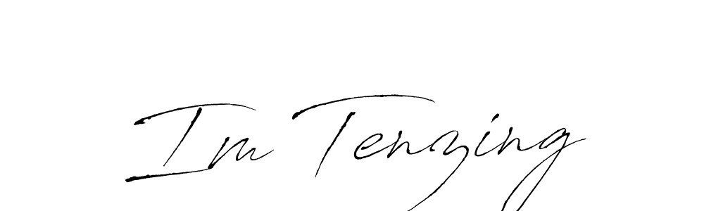 Similarly Antro_Vectra is the best handwritten signature design. Signature creator online .You can use it as an online autograph creator for name Im Tenzing. Im Tenzing signature style 6 images and pictures png
