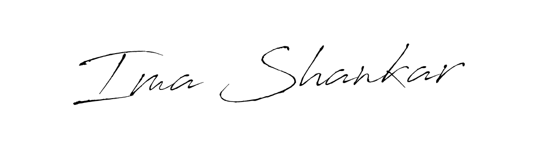 Make a beautiful signature design for name Ima Shankar. With this signature (Antro_Vectra) style, you can create a handwritten signature for free. Ima Shankar signature style 6 images and pictures png