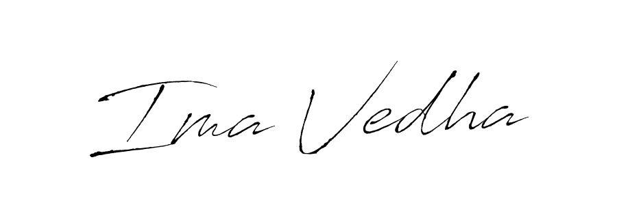 Ima Vedha stylish signature style. Best Handwritten Sign (Antro_Vectra) for my name. Handwritten Signature Collection Ideas for my name Ima Vedha. Ima Vedha signature style 6 images and pictures png