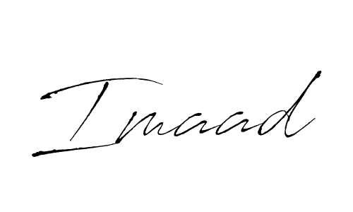 Make a beautiful signature design for name Imaad. Use this online signature maker to create a handwritten signature for free. Imaad signature style 6 images and pictures png