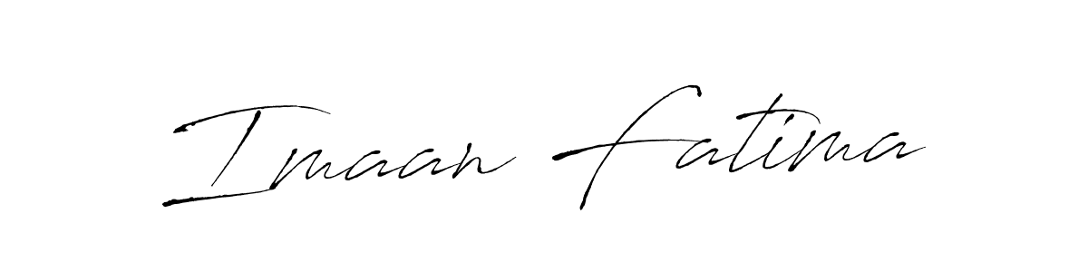 How to make Imaan Fatima signature? Antro_Vectra is a professional autograph style. Create handwritten signature for Imaan Fatima name. Imaan Fatima signature style 6 images and pictures png