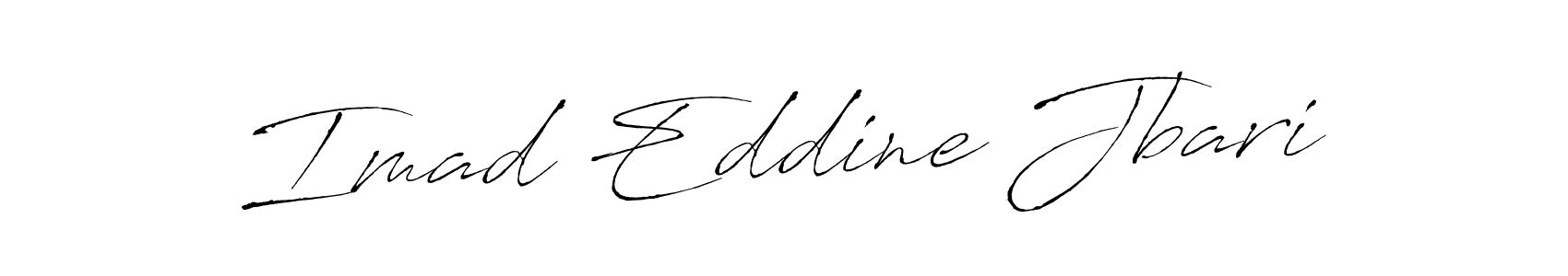 This is the best signature style for the Imad Eddine Jbari name. Also you like these signature font (Antro_Vectra). Mix name signature. Imad Eddine Jbari signature style 6 images and pictures png