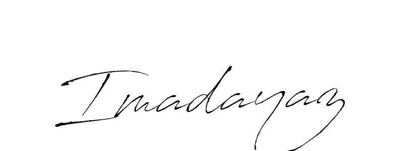 You can use this online signature creator to create a handwritten signature for the name Imadayaz. This is the best online autograph maker. Imadayaz signature style 6 images and pictures png