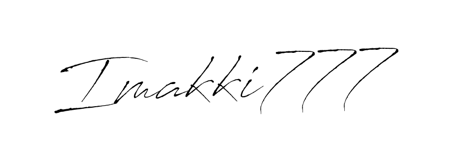 How to Draw Imakki777 signature style? Antro_Vectra is a latest design signature styles for name Imakki777. Imakki777 signature style 6 images and pictures png