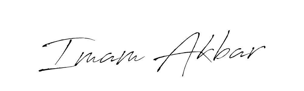 You should practise on your own different ways (Antro_Vectra) to write your name (Imam Akbar) in signature. don't let someone else do it for you. Imam Akbar signature style 6 images and pictures png