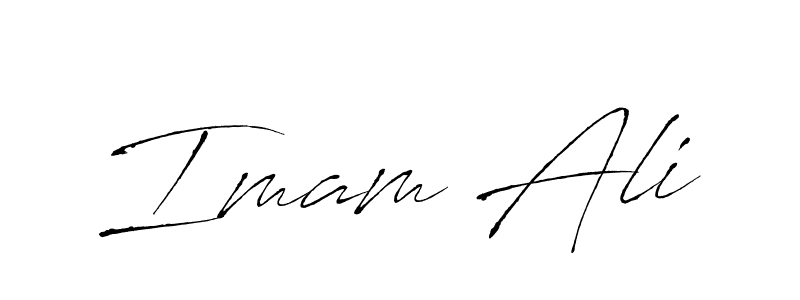 Make a beautiful signature design for name Imam Ali. With this signature (Antro_Vectra) style, you can create a handwritten signature for free. Imam Ali signature style 6 images and pictures png