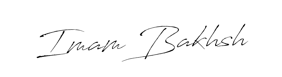 Imam Bakhsh stylish signature style. Best Handwritten Sign (Antro_Vectra) for my name. Handwritten Signature Collection Ideas for my name Imam Bakhsh. Imam Bakhsh signature style 6 images and pictures png