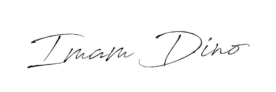 Antro_Vectra is a professional signature style that is perfect for those who want to add a touch of class to their signature. It is also a great choice for those who want to make their signature more unique. Get Imam Dino name to fancy signature for free. Imam Dino signature style 6 images and pictures png
