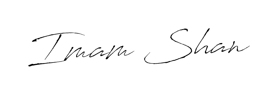 Create a beautiful signature design for name Imam Shan. With this signature (Antro_Vectra) fonts, you can make a handwritten signature for free. Imam Shan signature style 6 images and pictures png