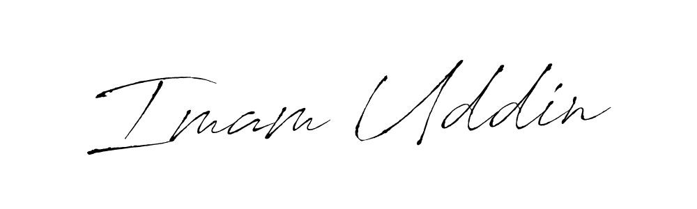 The best way (Antro_Vectra) to make a short signature is to pick only two or three words in your name. The name Imam Uddin include a total of six letters. For converting this name. Imam Uddin signature style 6 images and pictures png