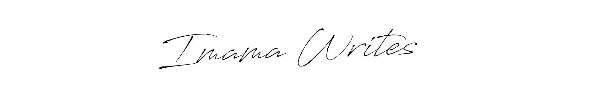 Create a beautiful signature design for name Imama Writes ❤️. With this signature (Antro_Vectra) fonts, you can make a handwritten signature for free. Imama Writes ❤️ signature style 6 images and pictures png