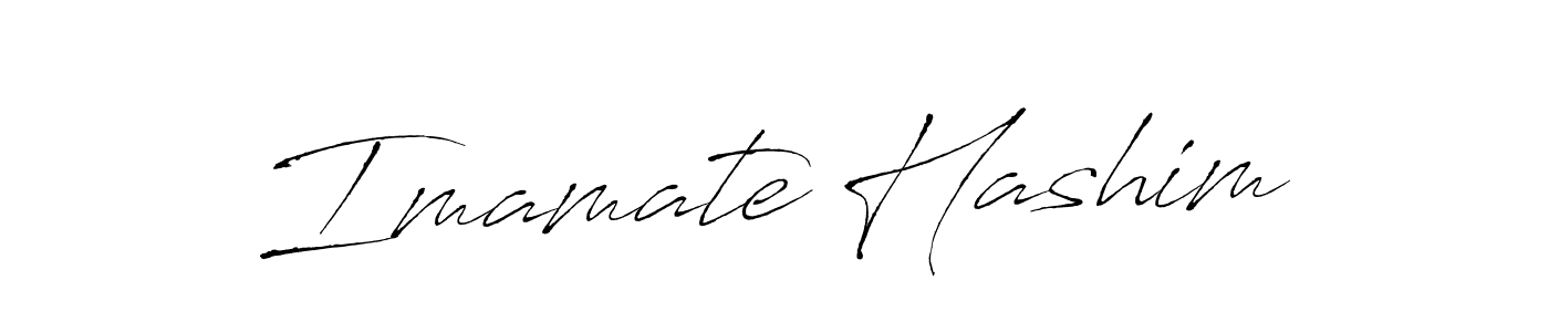 Make a beautiful signature design for name Imamate Hashim. With this signature (Antro_Vectra) style, you can create a handwritten signature for free. Imamate Hashim signature style 6 images and pictures png