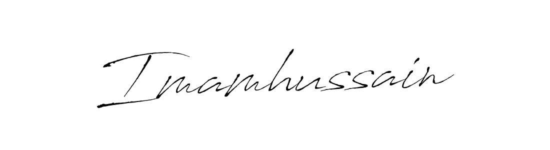 if you are searching for the best signature style for your name Imamhussain. so please give up your signature search. here we have designed multiple signature styles  using Antro_Vectra. Imamhussain signature style 6 images and pictures png