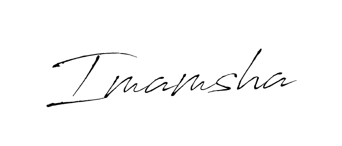 The best way (Antro_Vectra) to make a short signature is to pick only two or three words in your name. The name Imamsha include a total of six letters. For converting this name. Imamsha signature style 6 images and pictures png