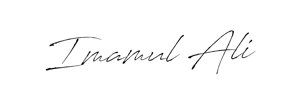 How to make Imamul Ali signature? Antro_Vectra is a professional autograph style. Create handwritten signature for Imamul Ali name. Imamul Ali signature style 6 images and pictures png