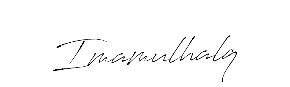 Use a signature maker to create a handwritten signature online. With this signature software, you can design (Antro_Vectra) your own signature for name Imamulhalq. Imamulhalq signature style 6 images and pictures png