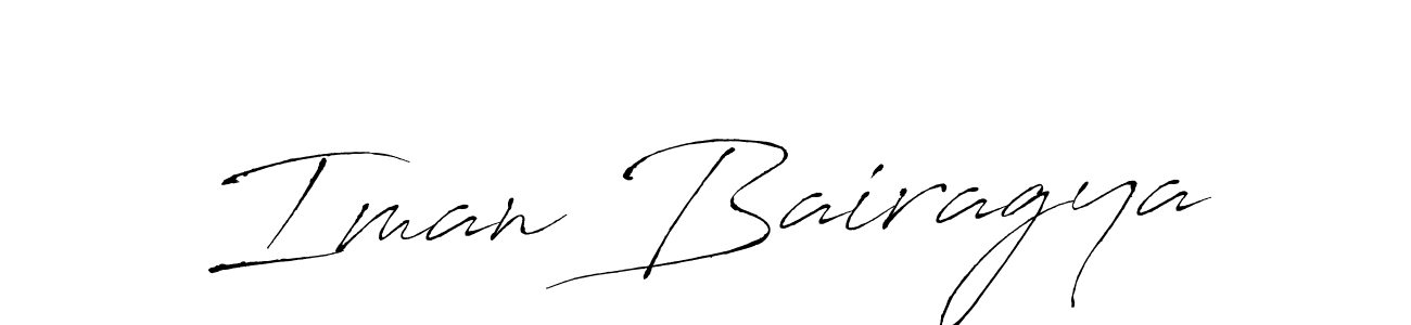 It looks lik you need a new signature style for name Iman Bairagya. Design unique handwritten (Antro_Vectra) signature with our free signature maker in just a few clicks. Iman Bairagya signature style 6 images and pictures png