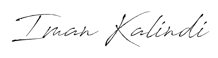 Use a signature maker to create a handwritten signature online. With this signature software, you can design (Antro_Vectra) your own signature for name Iman Kalindi. Iman Kalindi signature style 6 images and pictures png