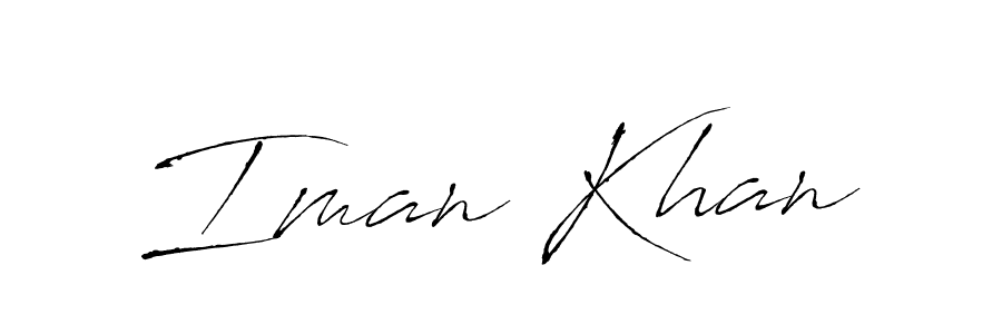 Make a beautiful signature design for name Iman Khan. Use this online signature maker to create a handwritten signature for free. Iman Khan signature style 6 images and pictures png