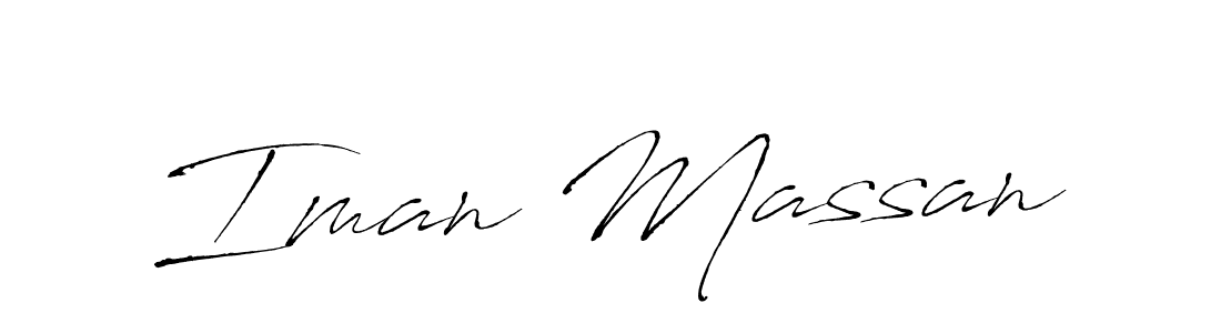 if you are searching for the best signature style for your name Iman Massan. so please give up your signature search. here we have designed multiple signature styles  using Antro_Vectra. Iman Massan signature style 6 images and pictures png